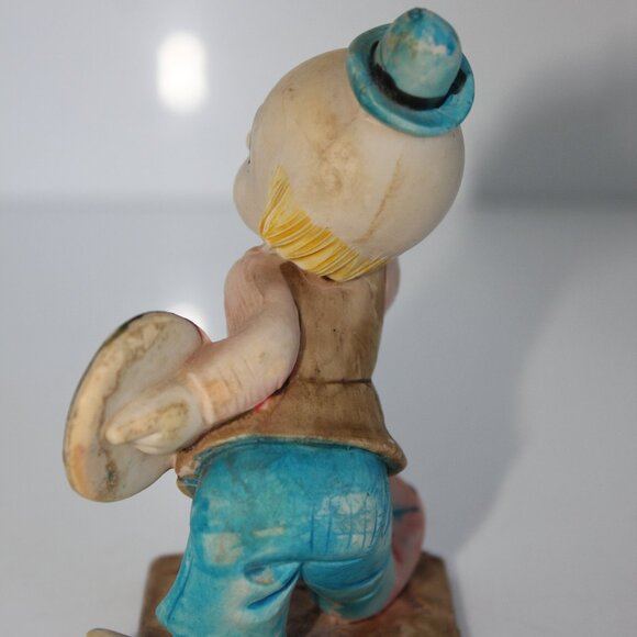 Vintage Clown Stile Plastic Figurine 4” Italy D4254 - Picture 5 of 12